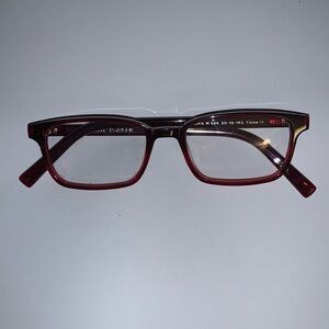 Warby Parker Wilkie two tone red crystal